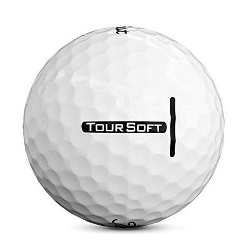 Image of Titleist Tour Soft Golf Balls, White, (One Dozen)