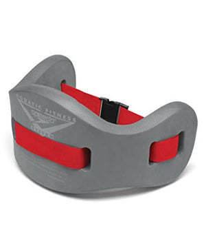 Speedo Aqua Jog Water Aerobic Swim Training Belt, Charcoal/Red, Large/X-Large