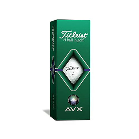 Image of Titleist AVX Golf Balls, White, (One Dozen)