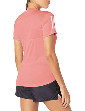 adidas Women's Own The Run Tee Glory Pink 1X