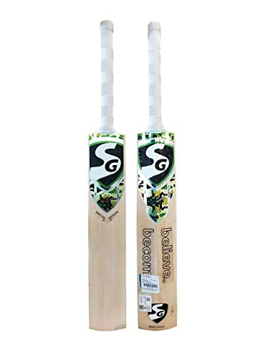 Sg 2020 Special Edition Kashmir Willow Cricket Bat, Short Handle, Wood, Beige