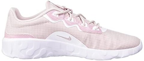 Image of Nike Women's WMNS Explore Strada Barely Rose/White-Plum Chalk Running Shoe-6 Kids UK (CD7091)