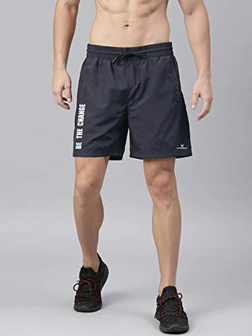 Image of D-passion Men's Regular Shorts (MS PRNT 00010 NAVY 3XL_Navy Blue_XXX-Large)