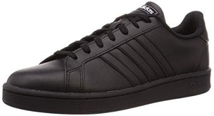 Adidas Men's Grand Court CBLACK/FTWWHT Tennis Shoe-10 Kids UK (EE7890)