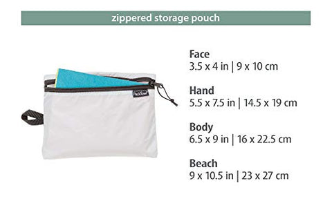 Image of Packtowl Personal Towel, Charcoal, Small