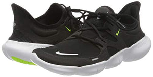 Nike Women's Free Rn 5.0 Black/White-Anthracite-Volt Running Shoes-7 UK (9 US) (AQ1316)