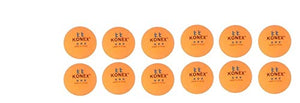 KONEX Plastic Tennis Ball, Size Large (Orange)
