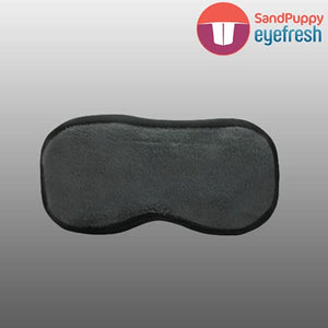 SandPuppy EyeFresh - Reusable Cool Gel Eye Mask - Pack Of 2 | Ideal For Puffy Eyes And Dark Circles | Universal Fit, Black, One Size