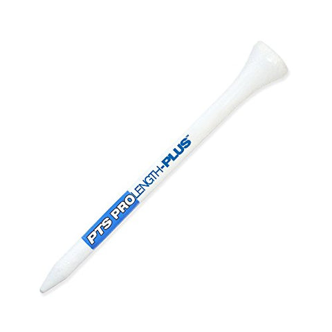 Image of Pride Professional Tee System ProLength Plus Tee, 3-1/4 inch-135 Count (Blue on White)