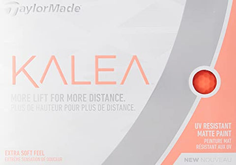 Image of TaylorMade Kalea Golf Balls, Peach (One Dozen)