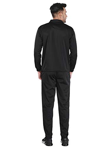 HPS Sports Tracksuit for men, track suits for mens, Regular Super Grey poly cotton polyester slim fit summer stylish trending casual and gym wear specially designed for athletic body Silver Grey,Small