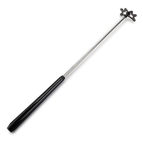 Image of OwnMy Retractable Billiards Bridge Stick with Removable Bridge Head and Wood Handle, Pool Stick Length extends up to 35CM - 140CM, Billiards Pool Cue Accessory (Black)