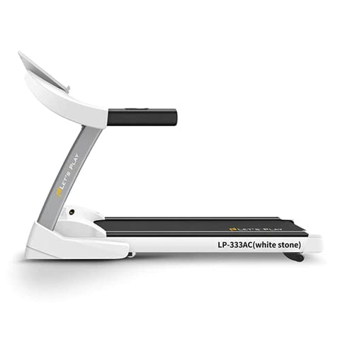 Image of TONING® Automatic Treadmill 3HP AC Motor LP-333AC Semi Commercial Treadmill with Extra Suspension Technology-White and Black, Further Any Inquiry 8447-417-417