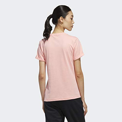 Image of adidas Women's Big Graphic T-Shirt Glory Pink/Core Pink Small