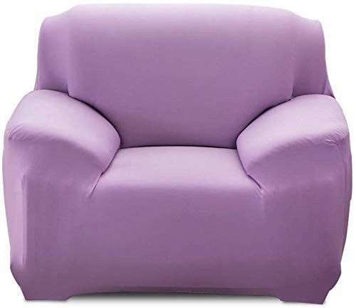 House of Quirk Universal Sofa Cover Big Elasticity Cover for Couch Flexible Stretch Sofa Slipcover (Lilac, Single Seater 90-145 cm)