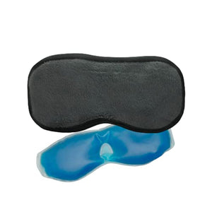 SandPuppy EyeFresh - Reusable Cool Gel Eye Mask - Pack Of 2 | Ideal For Puffy Eyes And Dark Circles | Universal Fit, Black, One Size