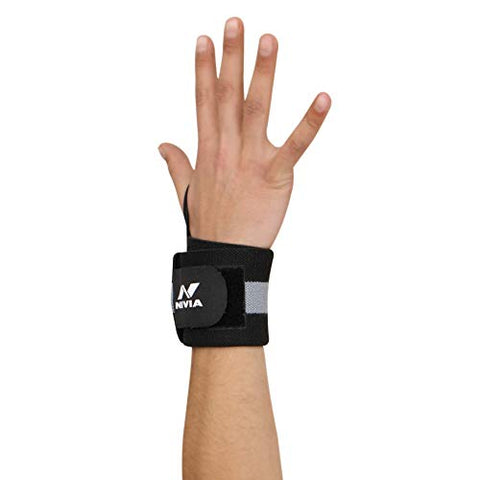 Image of Nivia 11041 Cotton Thumb Wrist Support (Grey)