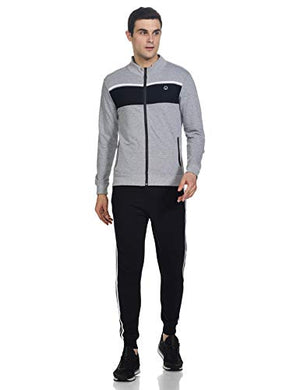 Integriti Men's TRACK SUIT (INT-TS-203-F_GREY_S)