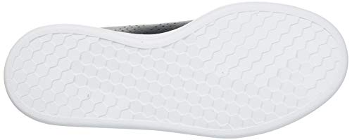Adidas Men's Advantage Core Black/Grey Three F17 Leather Tennis Shoes-9 UK (F36431)