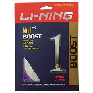 Li-Ning Nylon No.1 Boost Badminton Strings, 0.66 mm - Purple