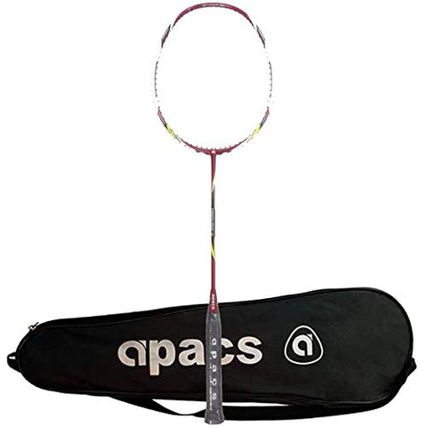 Image of Apacs Graphite Vanguard 11 Unstrung Badminton Racquet, Red