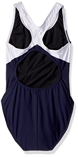 TYR Adult Alliance T-Splice Maxfit Swimsuit, Navy/White, 38