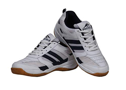 Image of Unisex- Adult White Badminton Shoes - 9