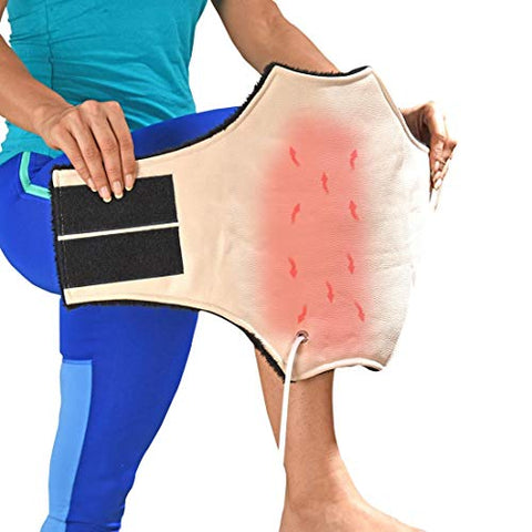 Image of JSB H11 Electric Heating Pad for Knee Pain Relief Orthopedic Heat Belt (Free Size)