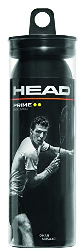 HEAD Prime Squash Balls, 3-Ball Tube