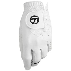 TaylorMade Stratus Tech Cadet Glove (White, Large), White(Large, Worn on Left Hand)