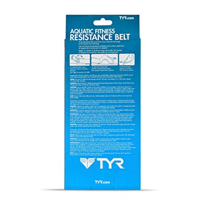 TYR Foam Aquatic Resistance Belt, (Black-Blue)