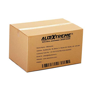 AllExtreme EXBHCL1 Heavy Duty Stainless Steel Helmet Lock Anti-Theft Luggage Secure Chain Lock Device with 2 Keys (Black)