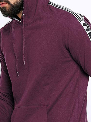 Maniac Printed Men's Maroon Tracksuit - Medium