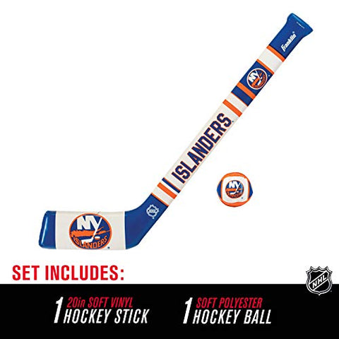 Image of Franklin Sports NHL New York Islanders Team Soft Sport Hockey Set