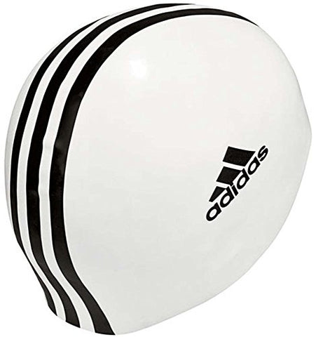 Image of adidas SIL 3STR Swim Cap (White)