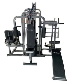 Lifeline Fitness 7 Station Multi Home Gym HG 700 with 3 Weight Stack ...