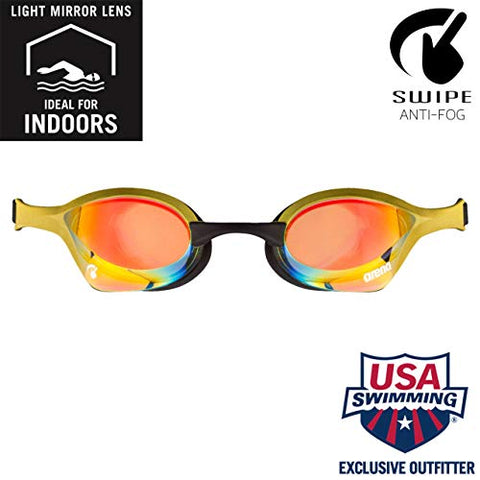 Image of Arena 002507 Other Cobra Ultra Swipe Racing GogglesOthers (Yellow Copper Gold)