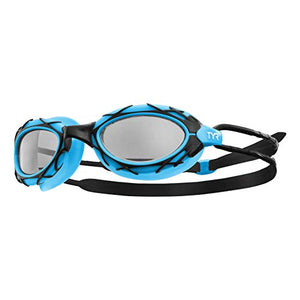 TYR Blend Nest Pro Swimming Goggles (Black-Blue)