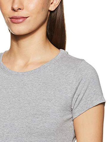 Image of ONN Women Pack of 1 Grey Melange T-Shirt -M (ONN_OA742_GM_1PC)