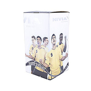 Nivia latex Trainer Football Combo Size 5, White and Nivia Double Action Ball Air Pump