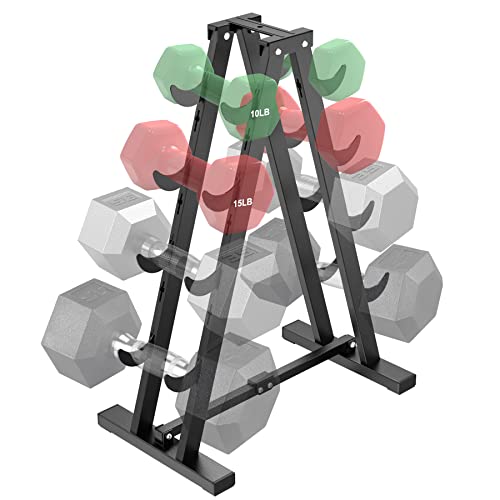 Free Weight Rack JOLISTEN Dumbbell Rack Stand Only for Home Gym, Free Weight Rack for ...