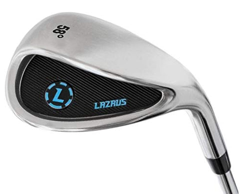 Image of LAZRUS Premium Sand Wedge Anti Duff Thick Sole Loft Wedge Golf Club for Men & Women - Escape Bunkers and Save Strokes Around The Green - Lob Golf Wedges for Men