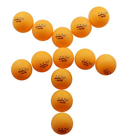 Image of mapol Regail 50 Yellow 3-star Table Tennis Advanced Training Ping Pong Balls (40 mm)