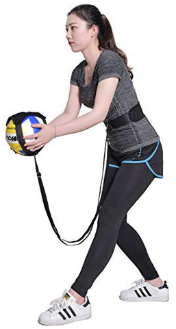 Image of GALAROES Volleyball Training Equipment Aid for Beginners Pro ( Black )