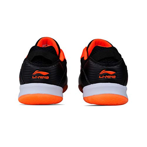 Image of Li-Ning Attack Pro III Badminton Shoes (Black/Orange) UK 2