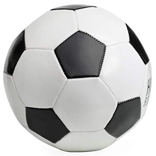 High Bounce Traditional Soccer Ball official size set of 2 including Pump & needles