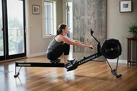 Image of Concept 1 Row Erg with PM5 (Standard Legs, Black)