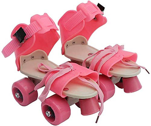 Image of AUTHFORT Roller Skates for Girls Age Group 7-12 Years Adjustable Inline Skating Shoes with School Sport-Multi Colour