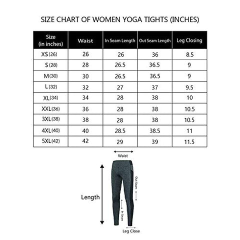 Image of CHKOKKO Women Striped Yoga Track Pants Stretchable Gym Tights Black Small