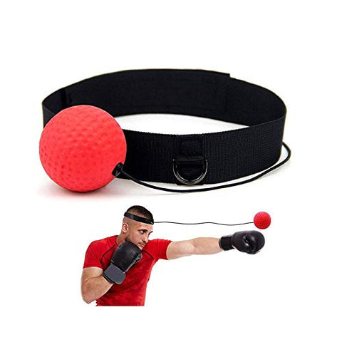 Image of Grab Classy - Boxing Reflex Ball, Reflex Ball with Headband, Punching Ball Fight Ball for Speed Reactions, Punching Speed, Fight Skill and Hand-Eye Coordination (red)